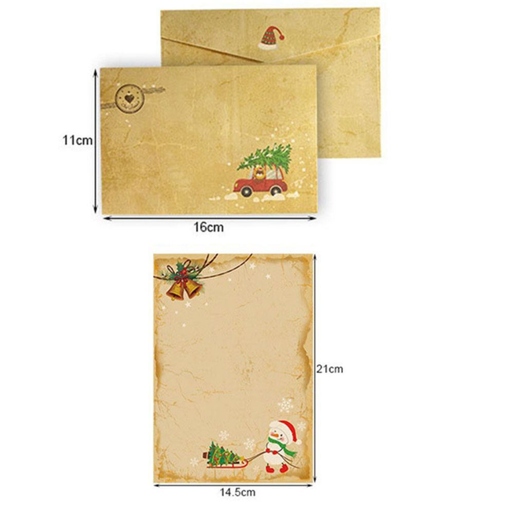 DIY 6pcs/set Greeting Card Inv - đánh giá và giá Letter Envelope Kraft