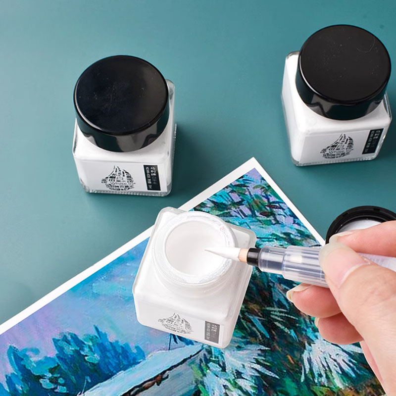 30ML Bottled Watercolor White  - đánh giá và giá Correction Fluid White