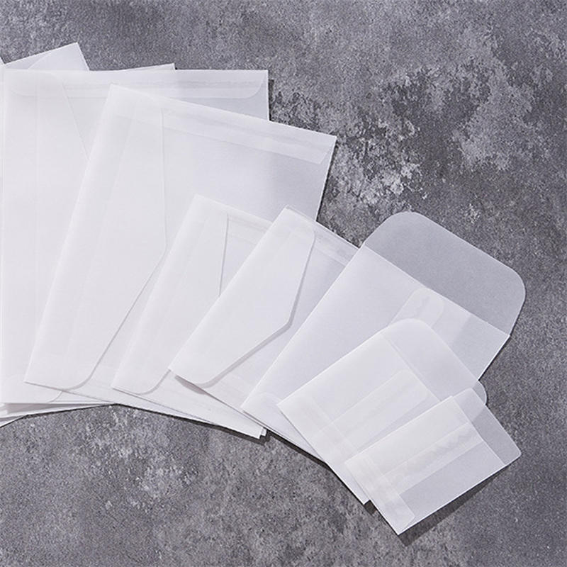 50pcs/lot Blank Translucent En - đánh giá và giá Letter Envelope Kraft