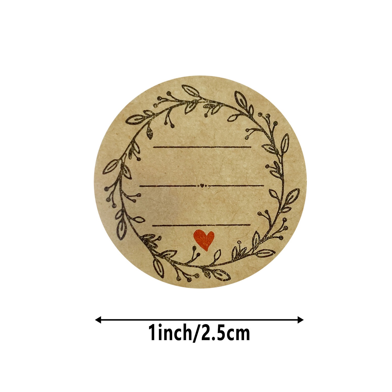 500 PCs/roll 1 inch kraft pape - đánh giá và giá Letter Envelope Kraft